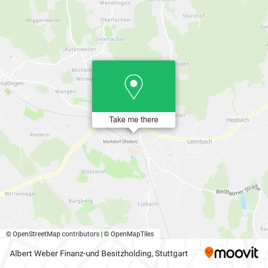 Карта Albert Weber Finanz-und Besitzholding