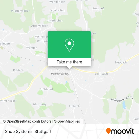 Shop Systems map
