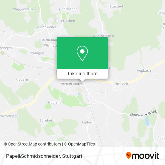 Pape&Schmidschneider map