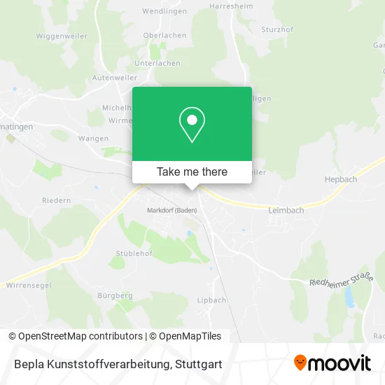 Карта Bepla Kunststoffverarbeitung