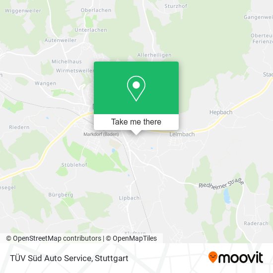 Карта TÜV Süd Auto Service