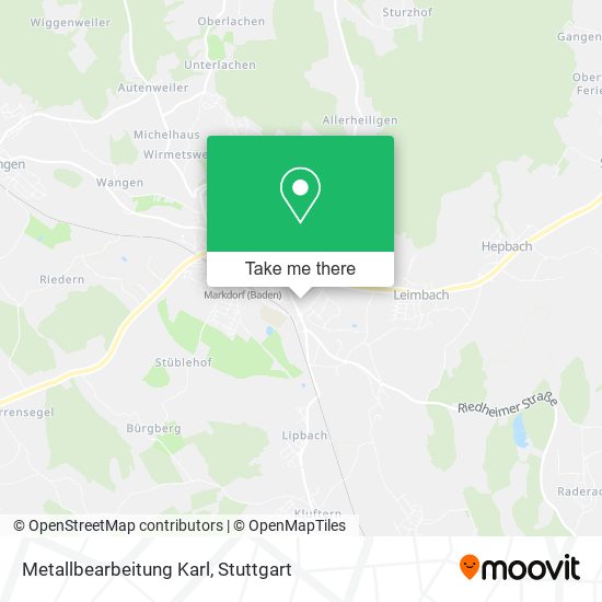 Metallbearbeitung Karl map