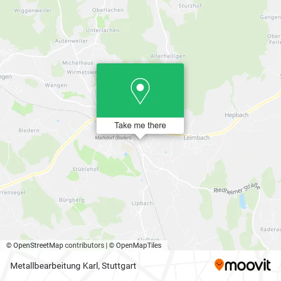 Карта Metallbearbeitung Karl