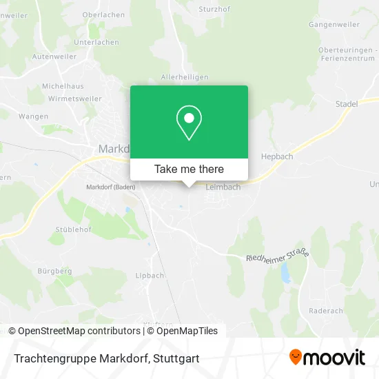 Карта Trachtengruppe Markdorf