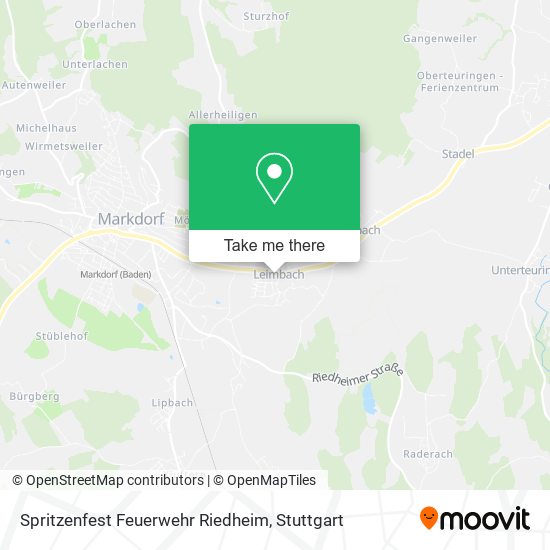 Spritzenfest Feuerwehr Riedheim map