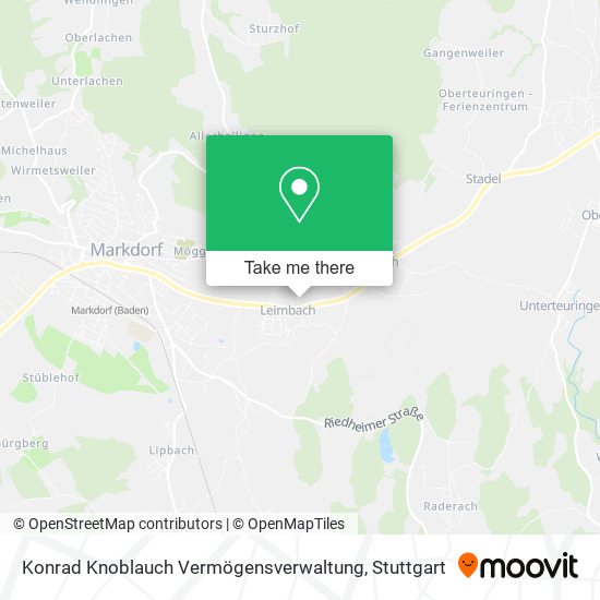 Konrad Knoblauch Vermögensverwaltung map