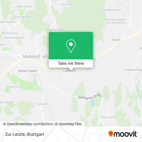 Карта Zur Letzte