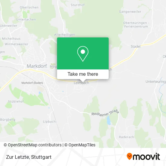 Карта Zur Letzte