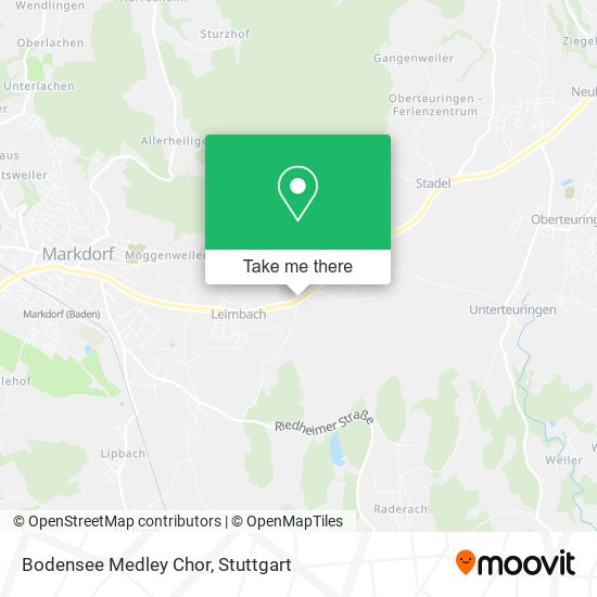 Bodensee Medley Chor map
