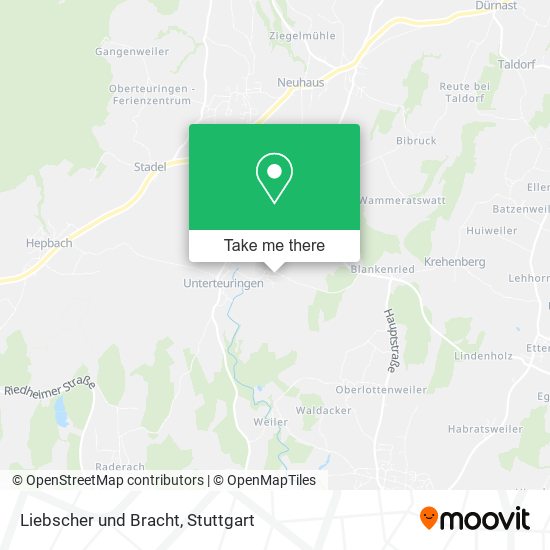 Liebscher und Bracht map