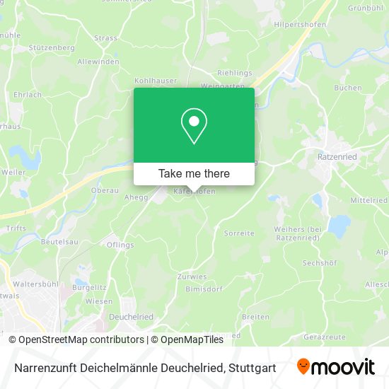 Narrenzunft Deichelmännle Deuchelried map