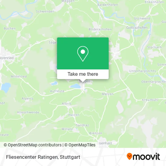 Карта Fliesencenter Ratingen