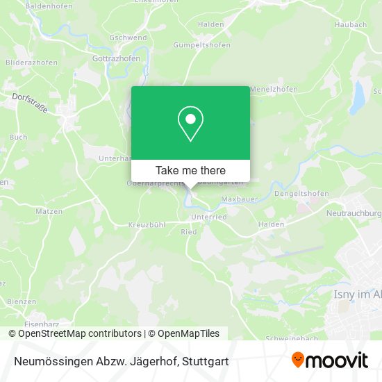 Neumössingen Abzw. Jägerhof map