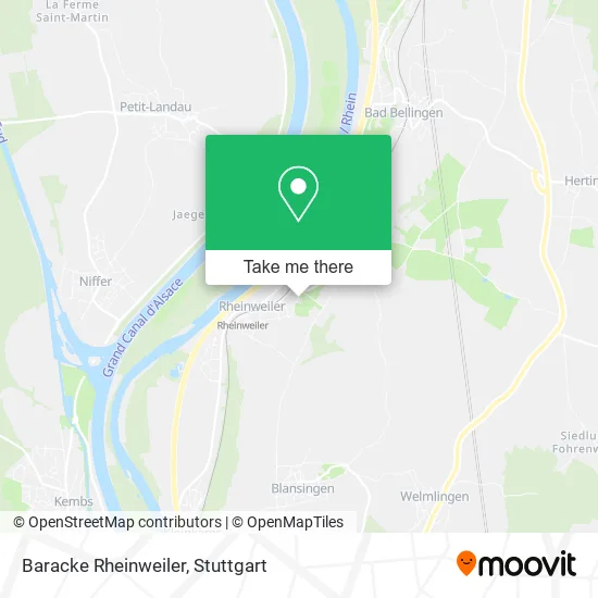 Карта Baracke Rheinweiler