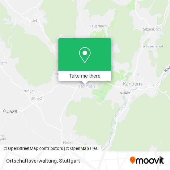 Карта Ortschaftsverwaltung