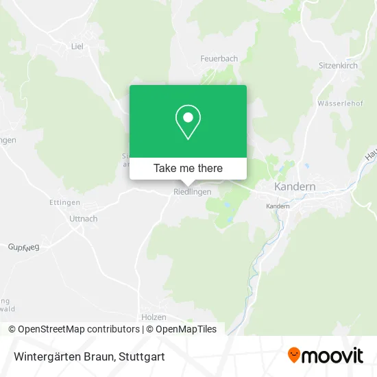 Карта Wintergärten Braun
