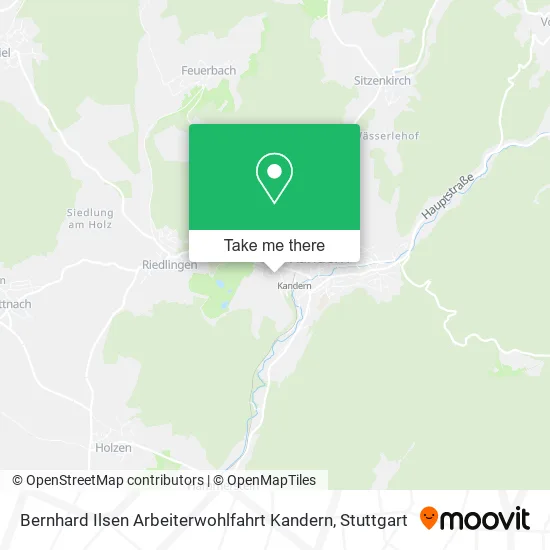 Карта Bernhard Ilsen Arbeiterwohlfahrt Kandern
