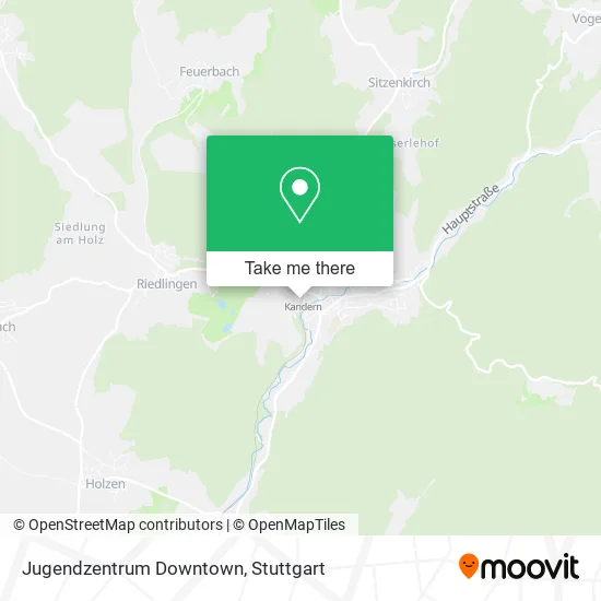 Карта Jugendzentrum Downtown