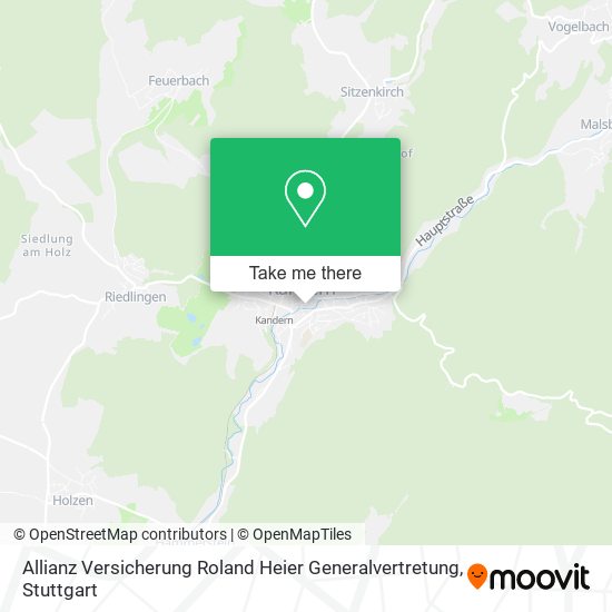 Allianz Versicherung Roland Heier Generalvertretung map
