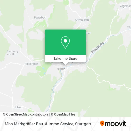 Карта Mbs Markgräfler Bau- & Immo Service