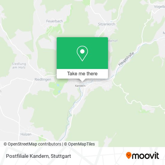 Postfiliale Kandern map