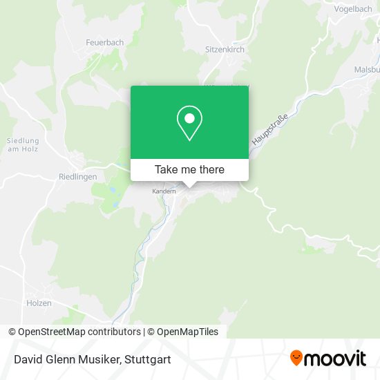 David Glenn Musiker map