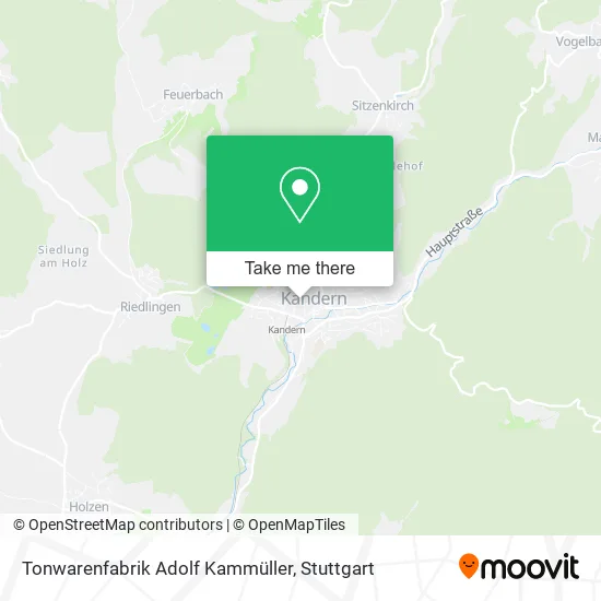 Карта Tonwarenfabrik Adolf Kammüller