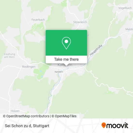 Карта Sei Schon zu d