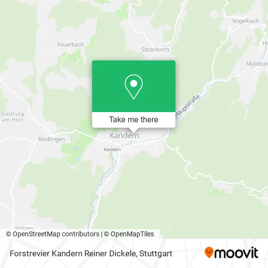 Карта Forstrevier Kandern Reiner Dickele