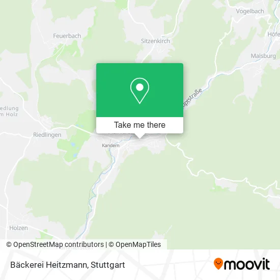 Карта Bäckerei Heitzmann
