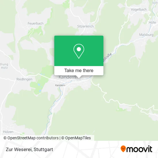 Карта Zur Weserei