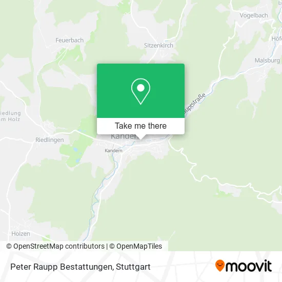 Карта Peter Raupp Bestattungen