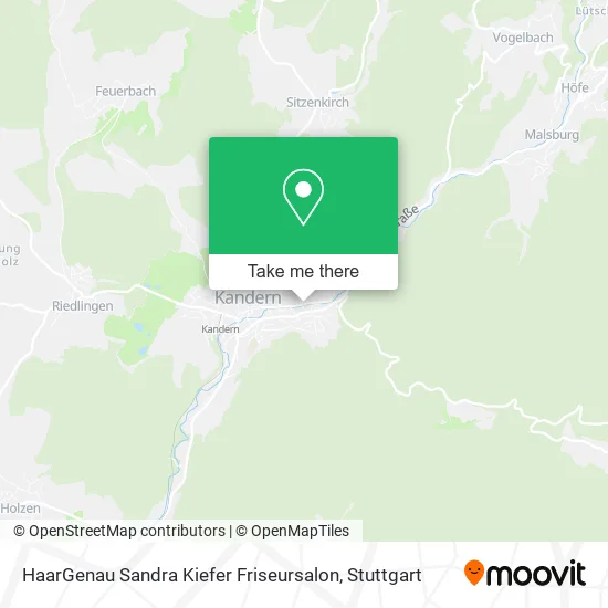 Карта HaarGenau Sandra Kiefer Friseursalon