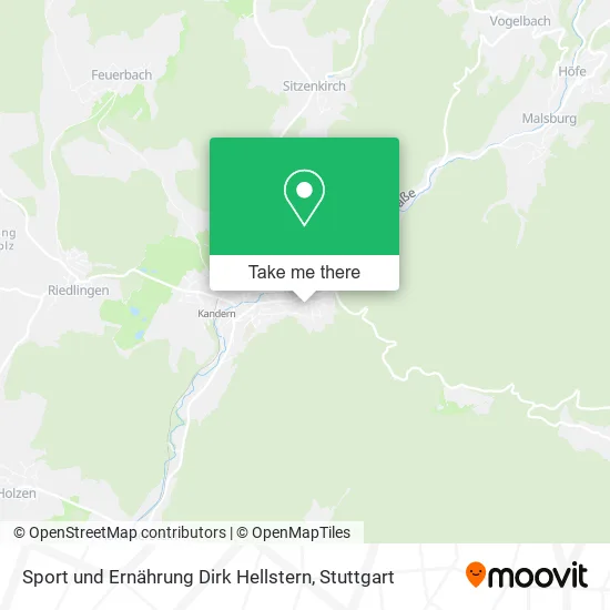 Карта Sport und Ernährung Dirk Hellstern