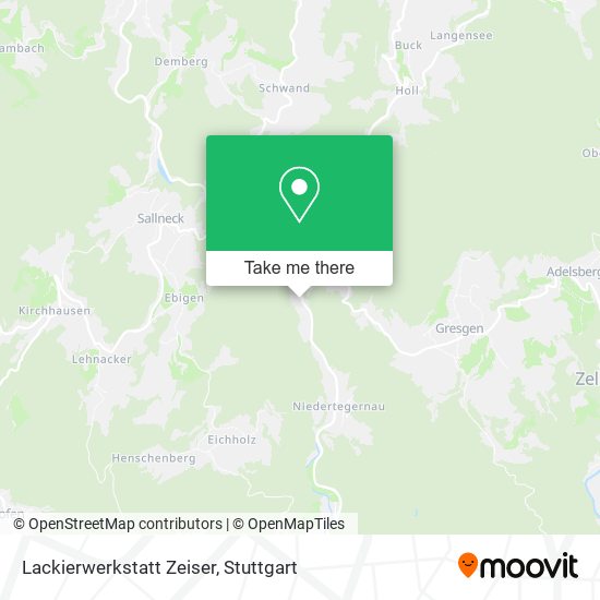 Lackierwerkstatt Zeiser map