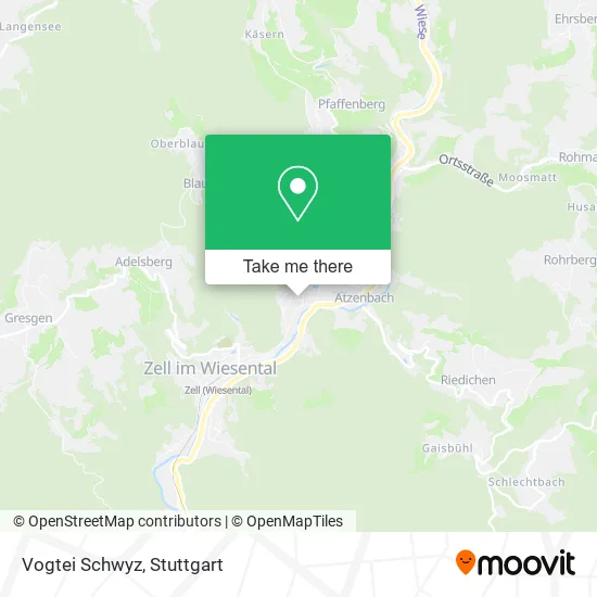 Карта Vogtei Schwyz