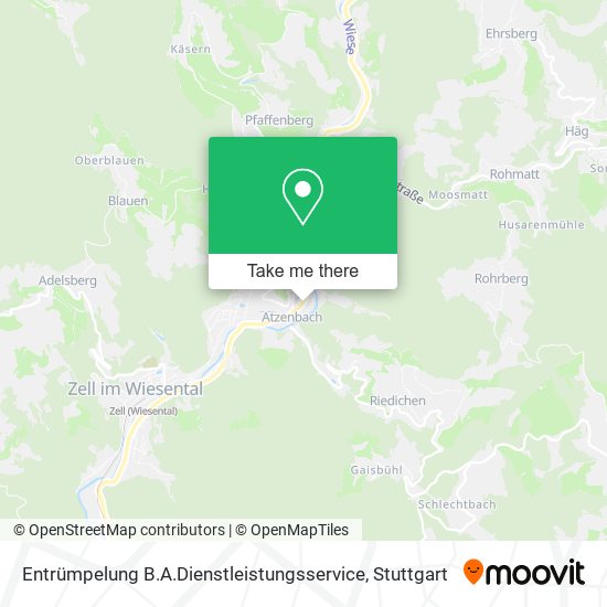 Entrümpelung B.A.Dienstleistungsservice map