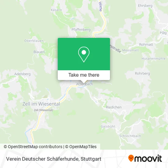 Карта Verein Deutscher Schäferhunde