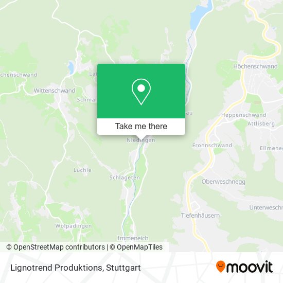 Lignotrend Produktions map
