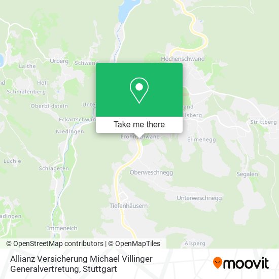 Allianz Versicherung Michael Villinger Generalvertretung map