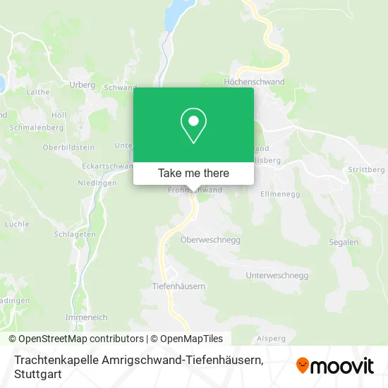 Карта Trachtenkapelle Amrigschwand-Tiefenhäusern
