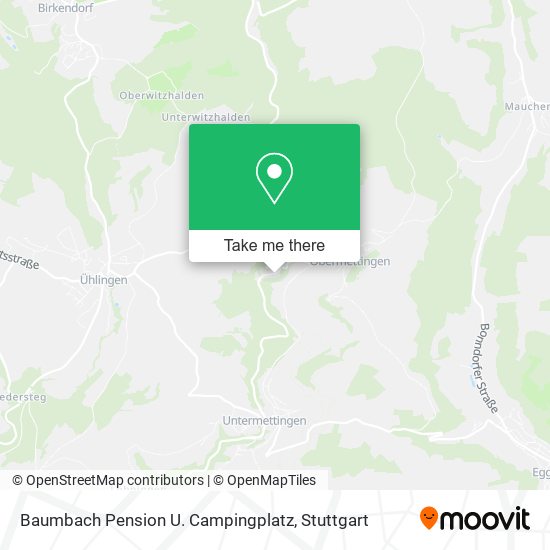 Карта Baumbach Pension U. Campingplatz