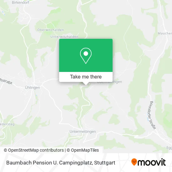 Карта Baumbach Pension U. Campingplatz