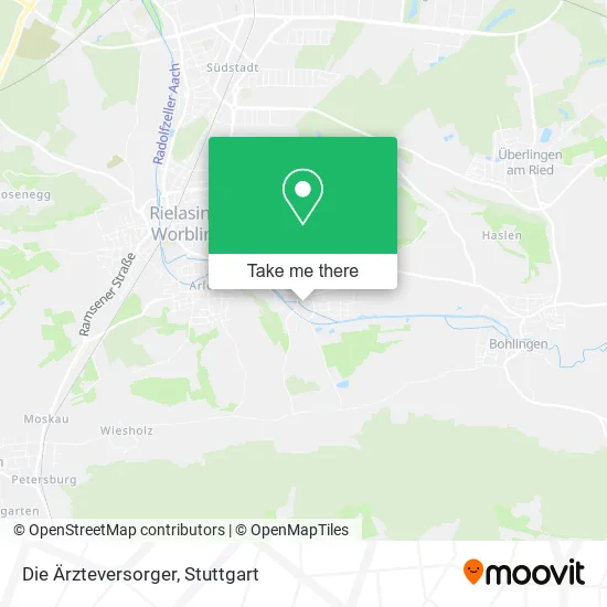 Карта Die Ärzteversorger