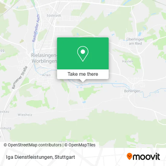 Карта Iga Dienstleistungen