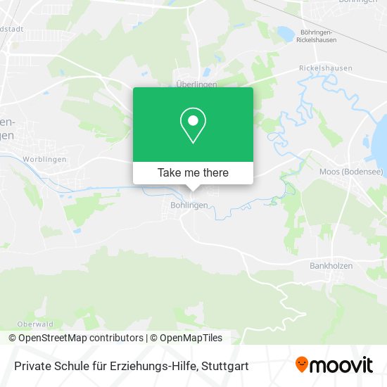 Private Schule für Erziehungs-Hilfe map