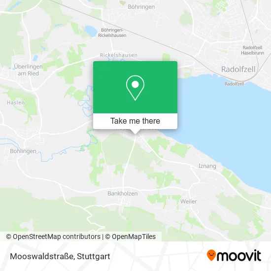 Карта Mooswaldstraße