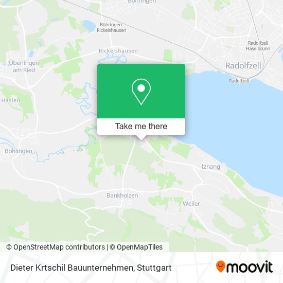 Dieter Krtschil Bauunternehmen map