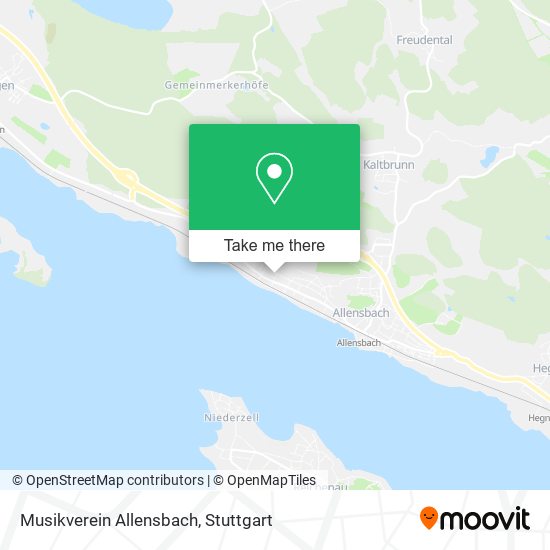 Musikverein Allensbach map