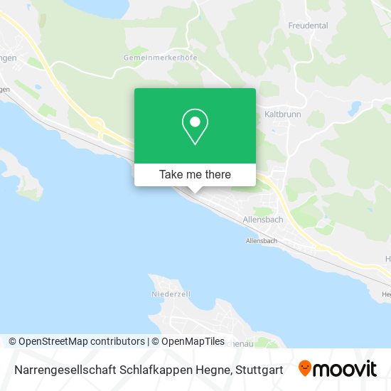 Narrengesellschaft Schlafkappen Hegne map
